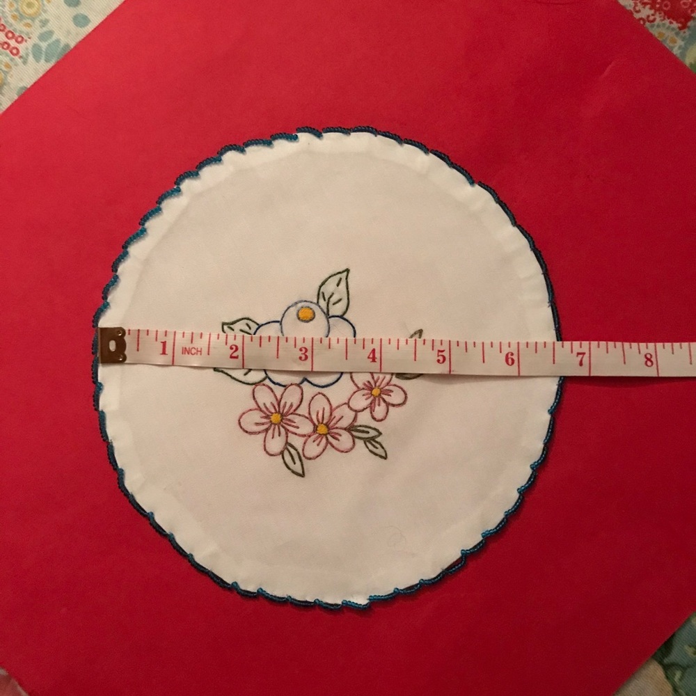 Handmade / Hand Stitched Doily - Picture 6 of 6